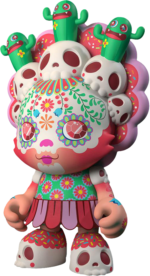 SuperJanky Candivera 8" SuperJanky Designer Collectible Toy - Prototype Shown View 6