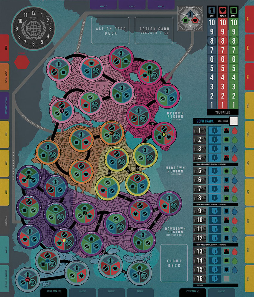 DC Comics Batman: The Dark Knight Returns the Game Deluxe Edition Board Game - Prototype Shown View 6