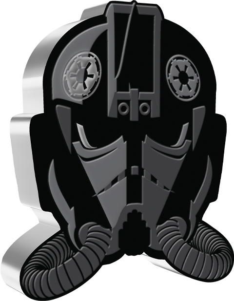 Star Wars Imperial TIE Fighter Pilot 1oz Silver Coin Silver Collectible  View 6