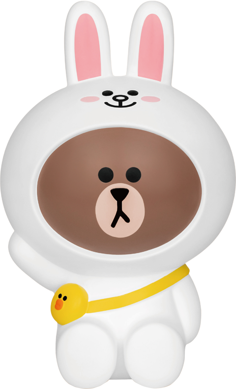 Brown Cony Costume Vinyl Piggy Bank- Prototype Shown