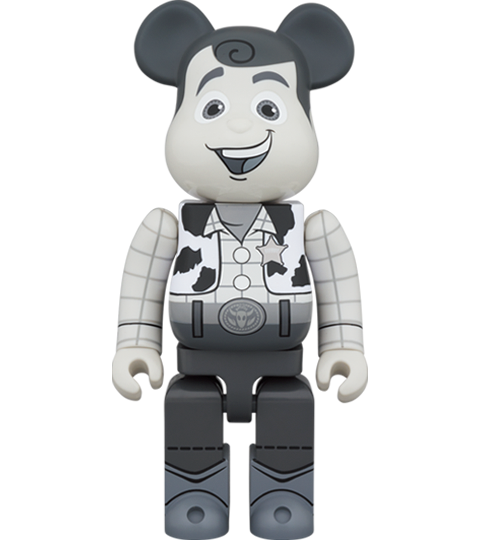 Be@rbrick Woody (Black & White Version) 1000%