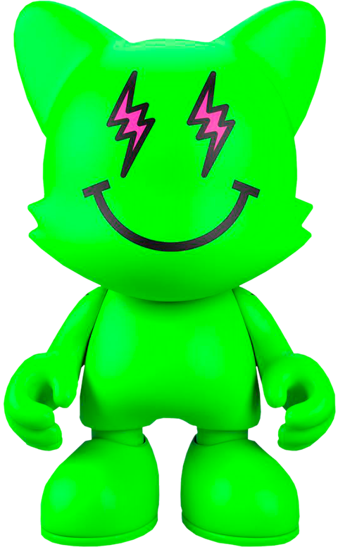 SuperJanky Janky x J. Balvin: Neon Dreamz SuperJanky Designer Collectible Toy - Prototype Shown View 6