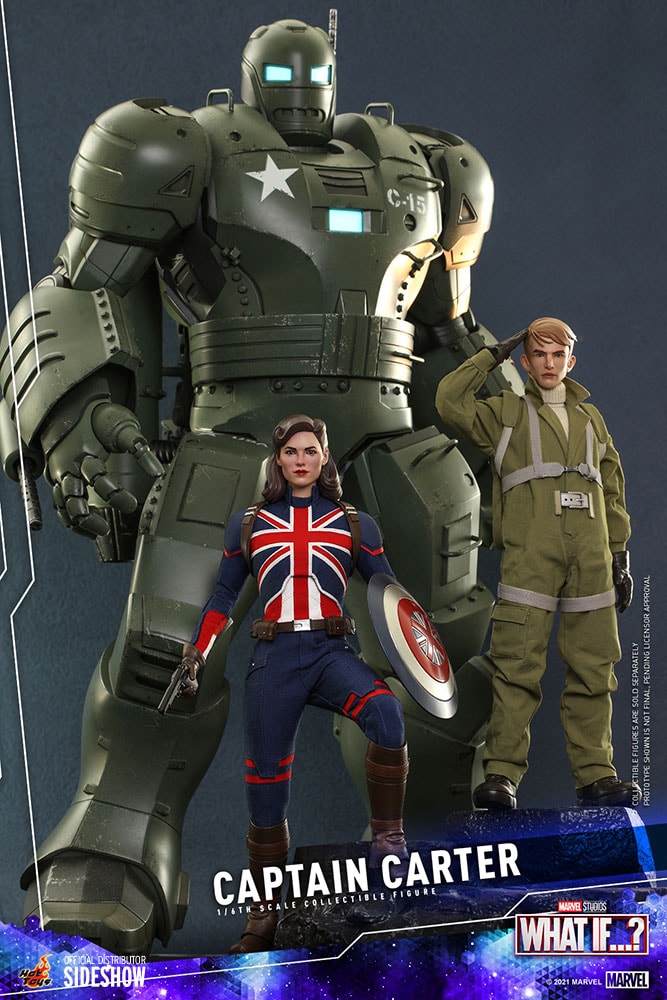 Marvel Captain Carter Sixth Scale Figure - Prototype Shown View 6