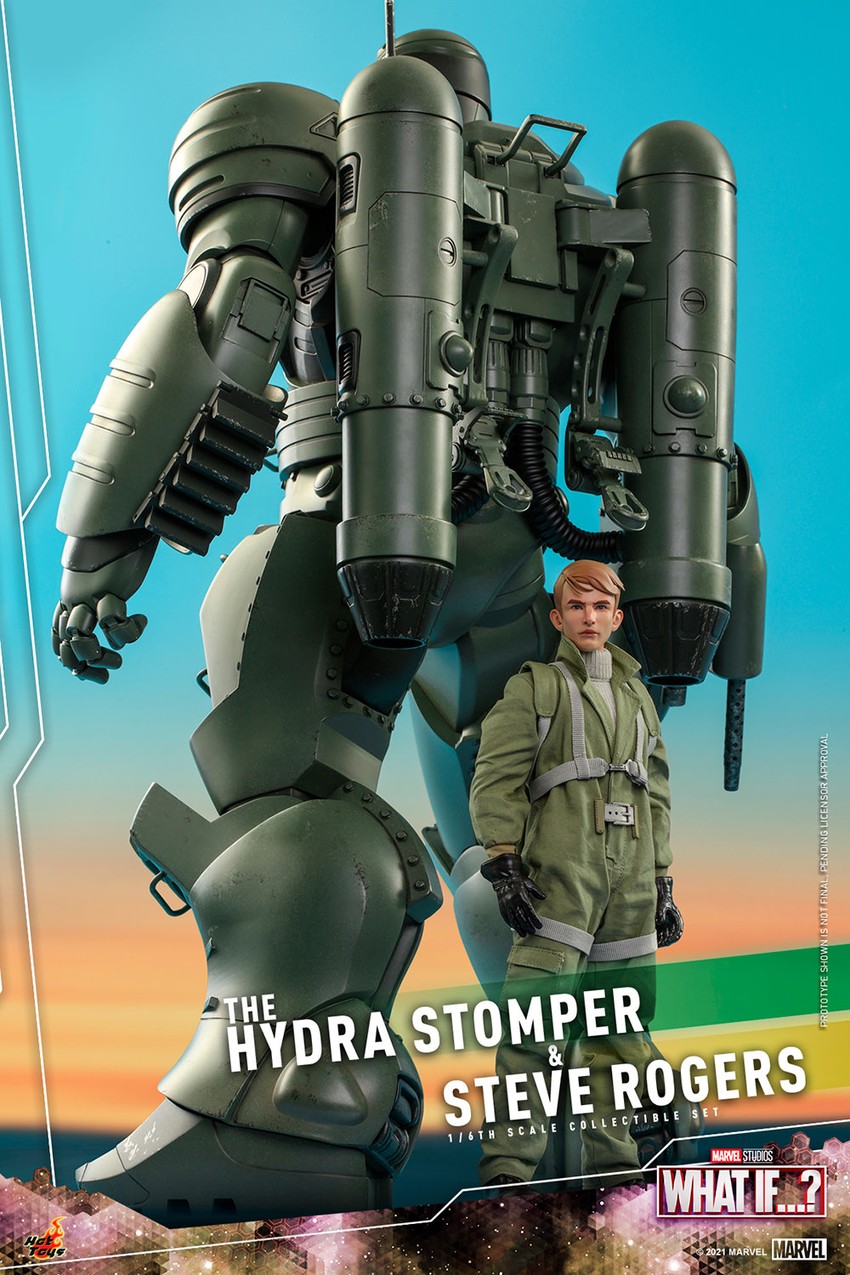 Steve Rogers and the Hydra Stomper Sixth Scale Collectible Figure