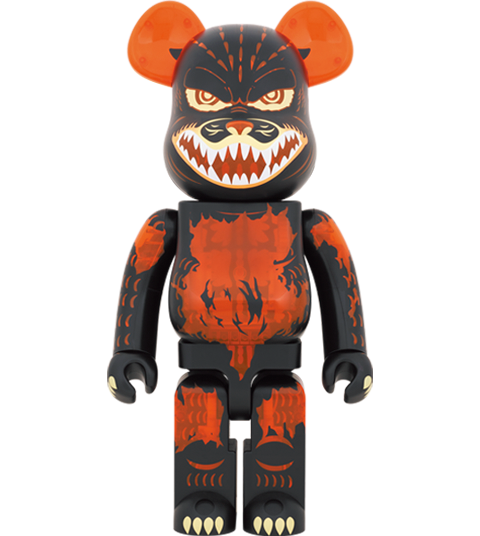 Be@rbrick Godzilla (Meltdown: Clear Orange Version) 1000%- Prototype Shown View 3