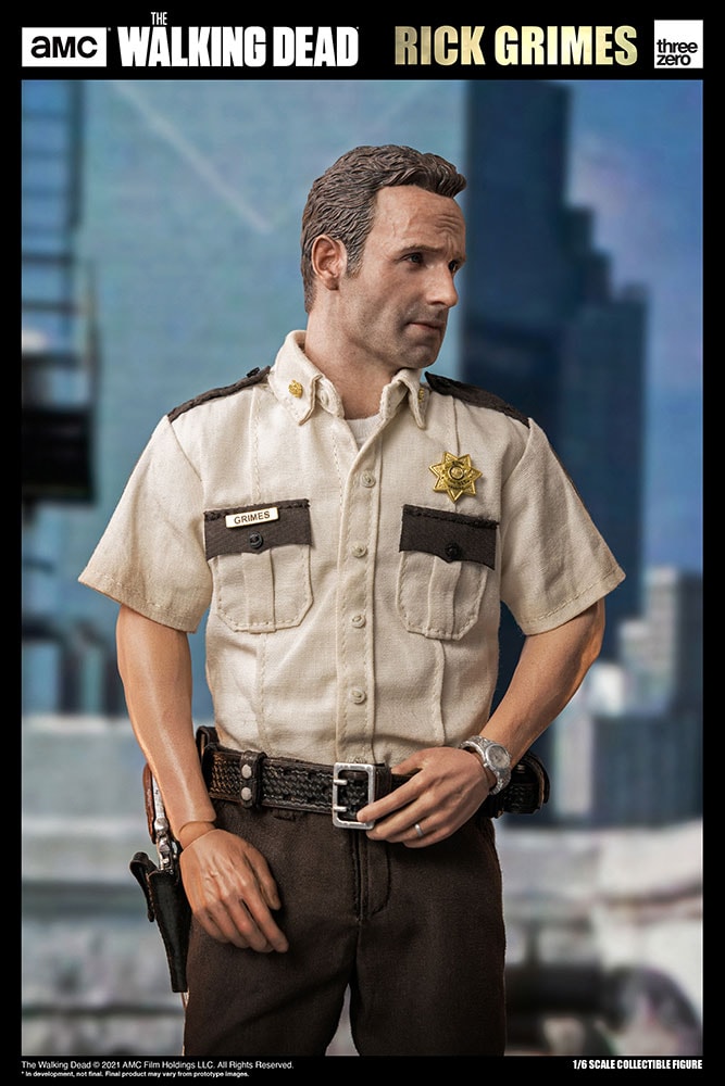 The Walking Dead Rick Grimes (Season 1) Sixth Scale Figure - Prototype Shown View 4