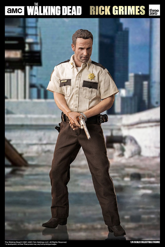 The Walking Dead Rick Grimes (Season 1) Sixth Scale Figure - Prototype Shown View 5