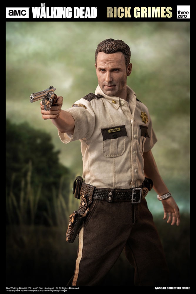 The Walking Dead Rick Grimes (Season 1) Sixth Scale Figure - Prototype Shown View 6