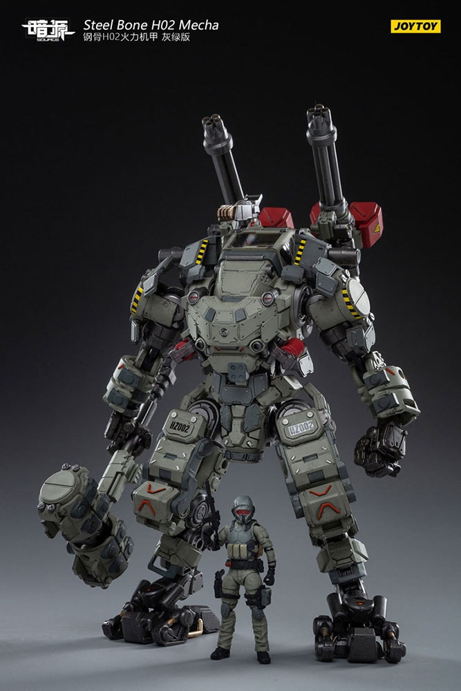 Steel Bone H20 Firepower Mecha (Gray-Green)- Prototype Shown