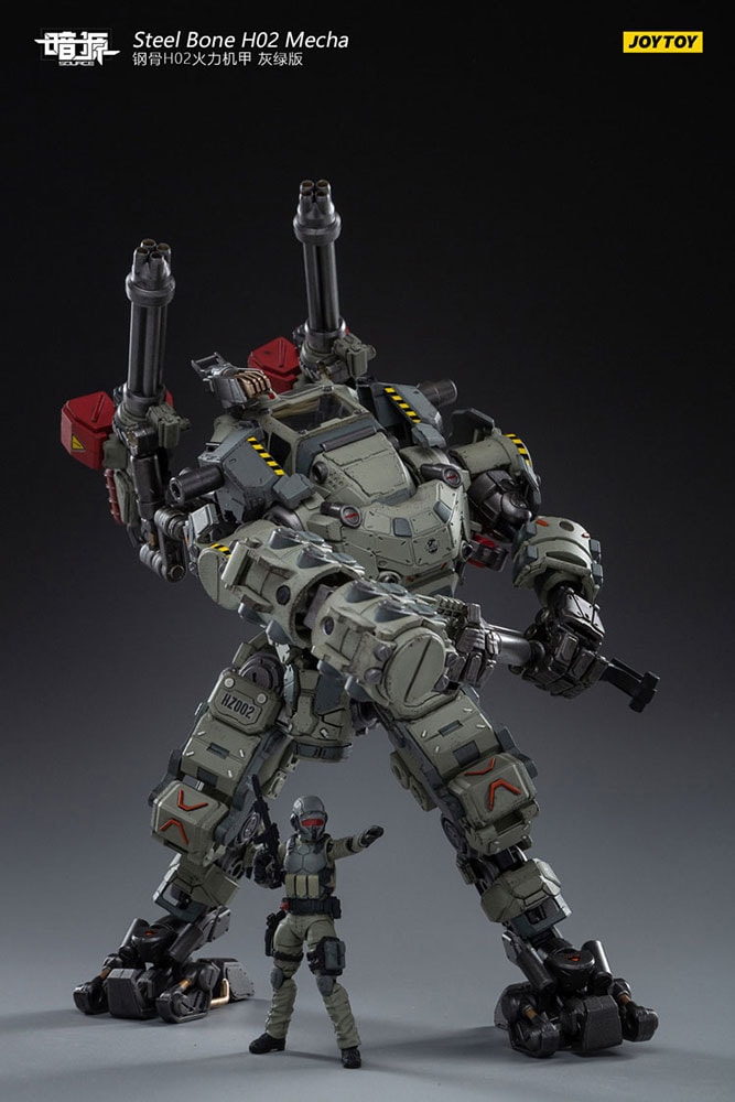 Steel Bone H20 Firepower Mecha (Gray-Green)- Prototype Shown