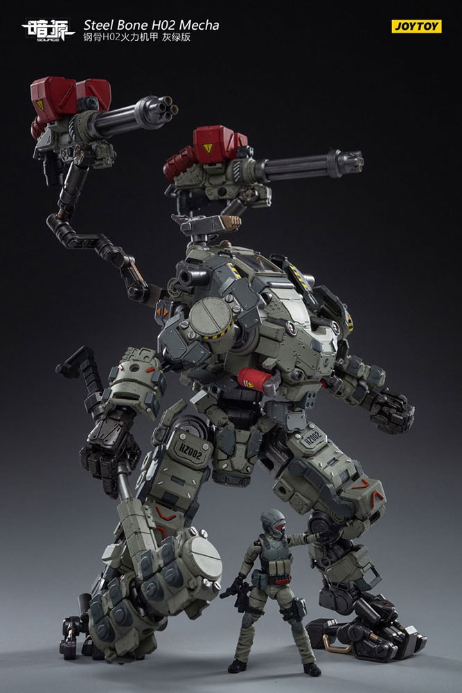 Steel Bone H20 Firepower Mecha (Gray-Green)- Prototype Shown