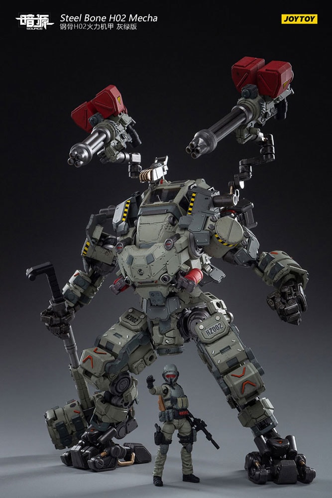 Steel Bone H20 Firepower Mecha (Gray-Green)- Prototype Shown