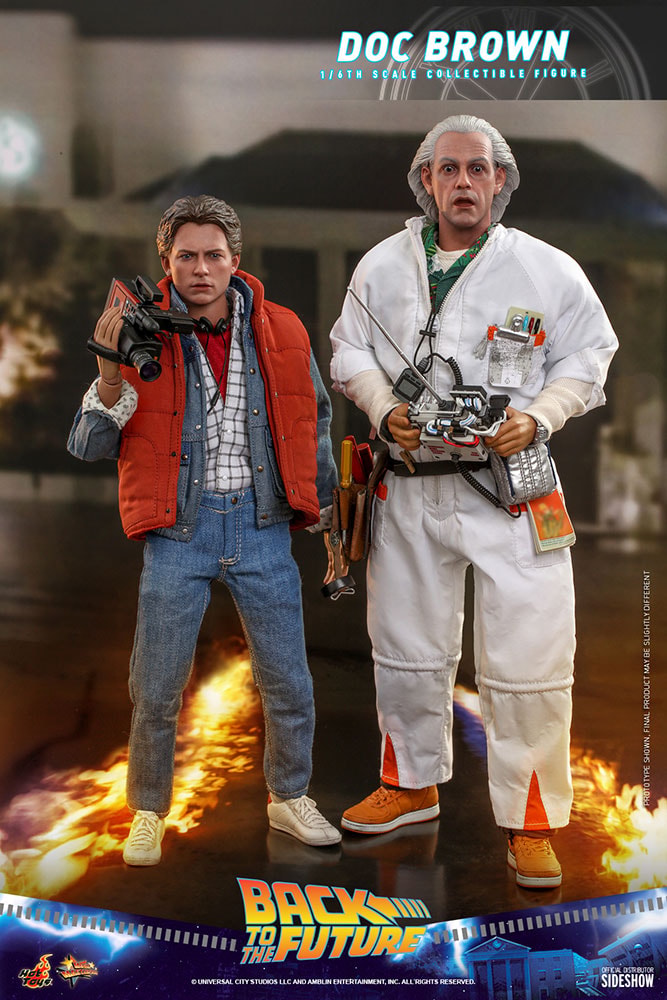 Back to the Future Doc Brown Sixth Scale Figure  Collector Edition - Prototype Shown View 6