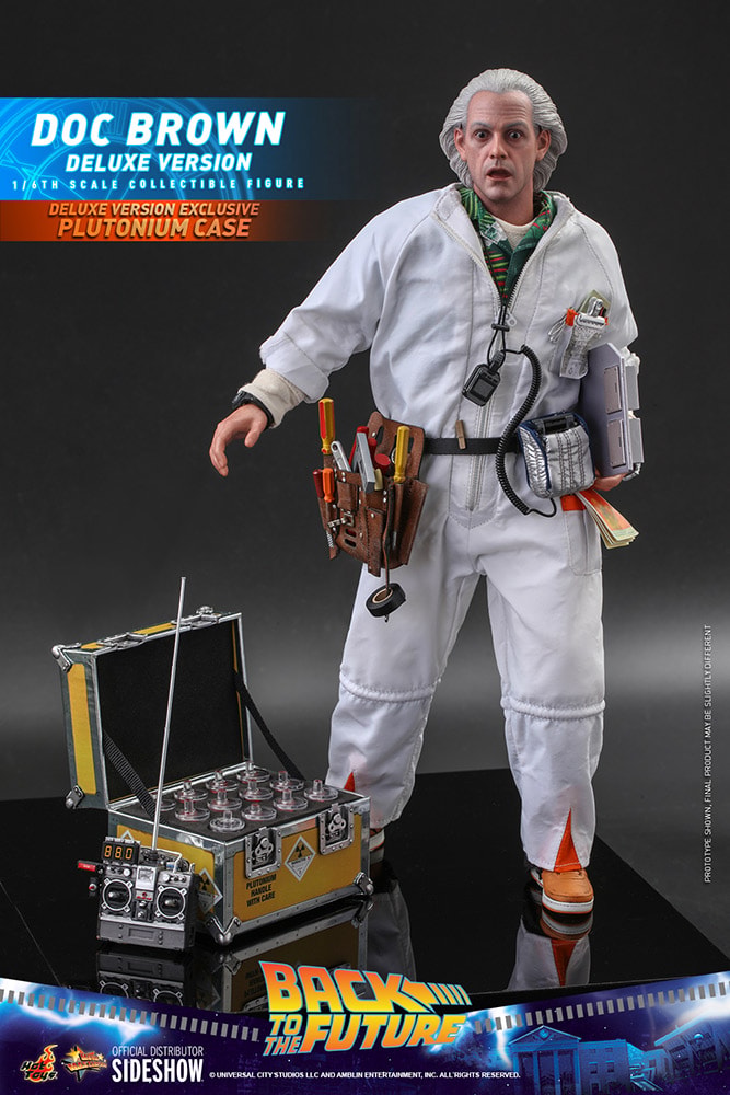 Back to the Future Doc Brown (Deluxe Version) Sixth Scale Figure - Prototype Shown View 4