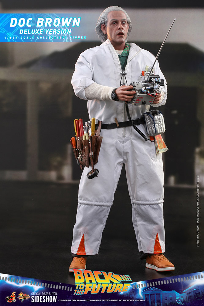 Back to the Future Doc Brown (Deluxe Version) Sixth Scale Figure - Prototype Shown View 5
