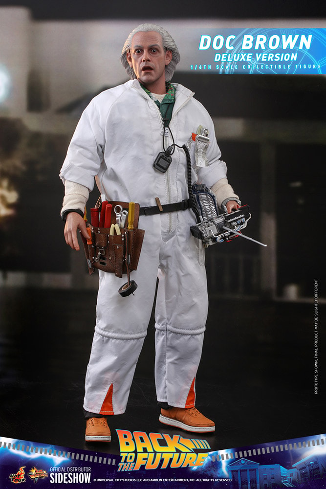 Back to the Future Doc Brown (Deluxe Version) Sixth Scale Figure - Prototype Shown View 6