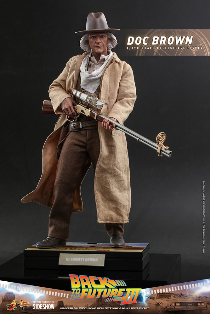 Back to the Future Doc Brown Sixth Scale Figure - Prototype Shown View 2