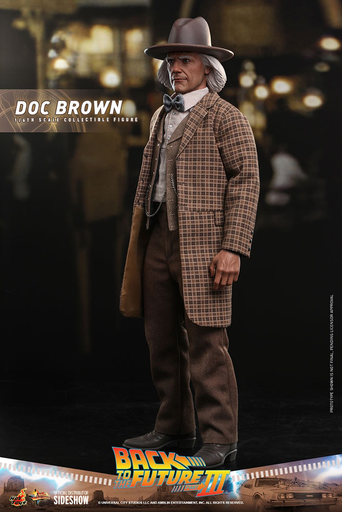 Back to the Future Doc Brown Sixth Scale Figure - Prototype Shown View 6