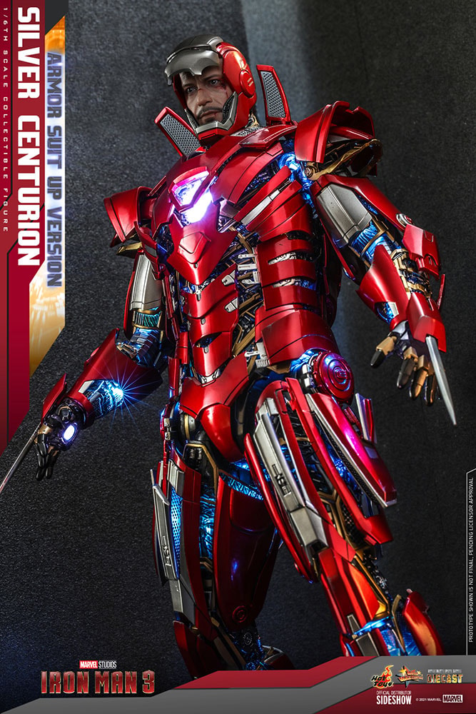 Marvel Silver Centurion (Armor Suit Up Version) Sixth Scale Figure - Prototype Shown View 6