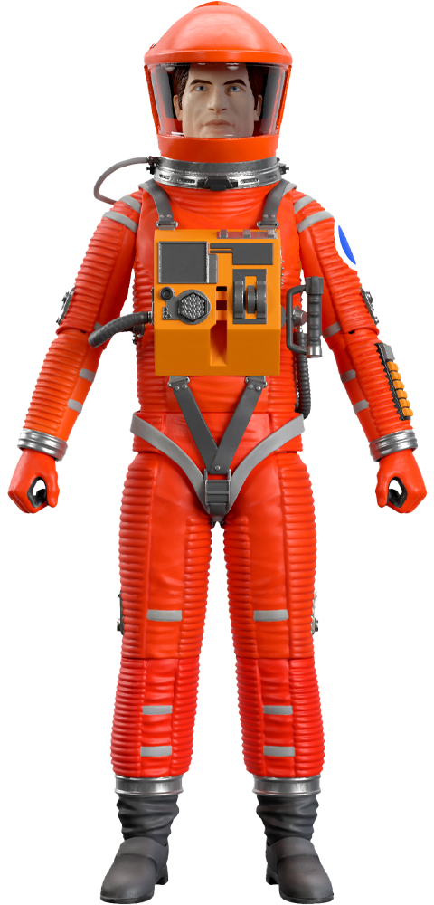 2001: A Space Odyssey Dr. Dave Bowman (Red Suit) Action Figure - Prototype Shown View 6