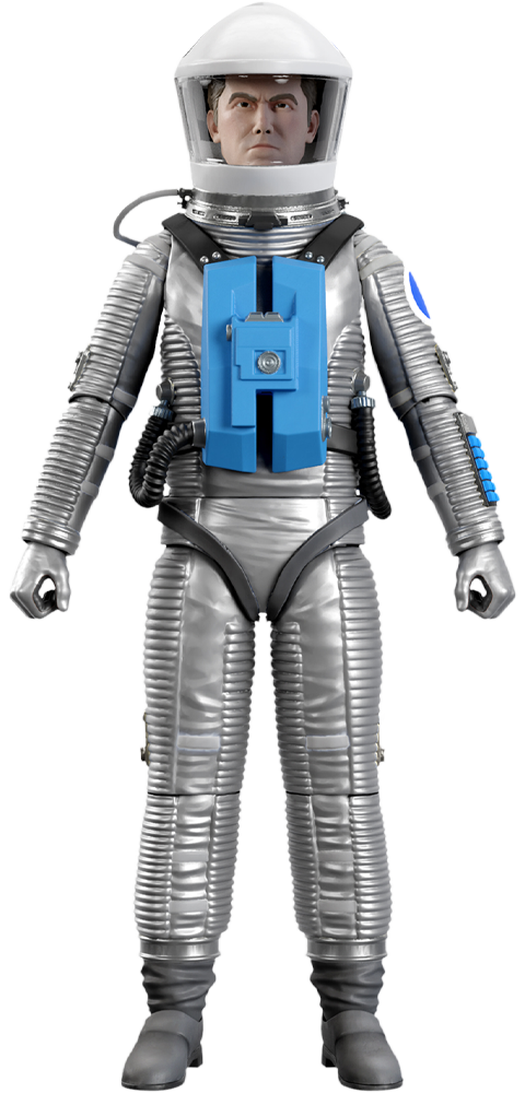 2001: A Space Odyssey Dr. Heywood R. Floyd (Grey Suit) Action Figure - Prototype Shown View 6