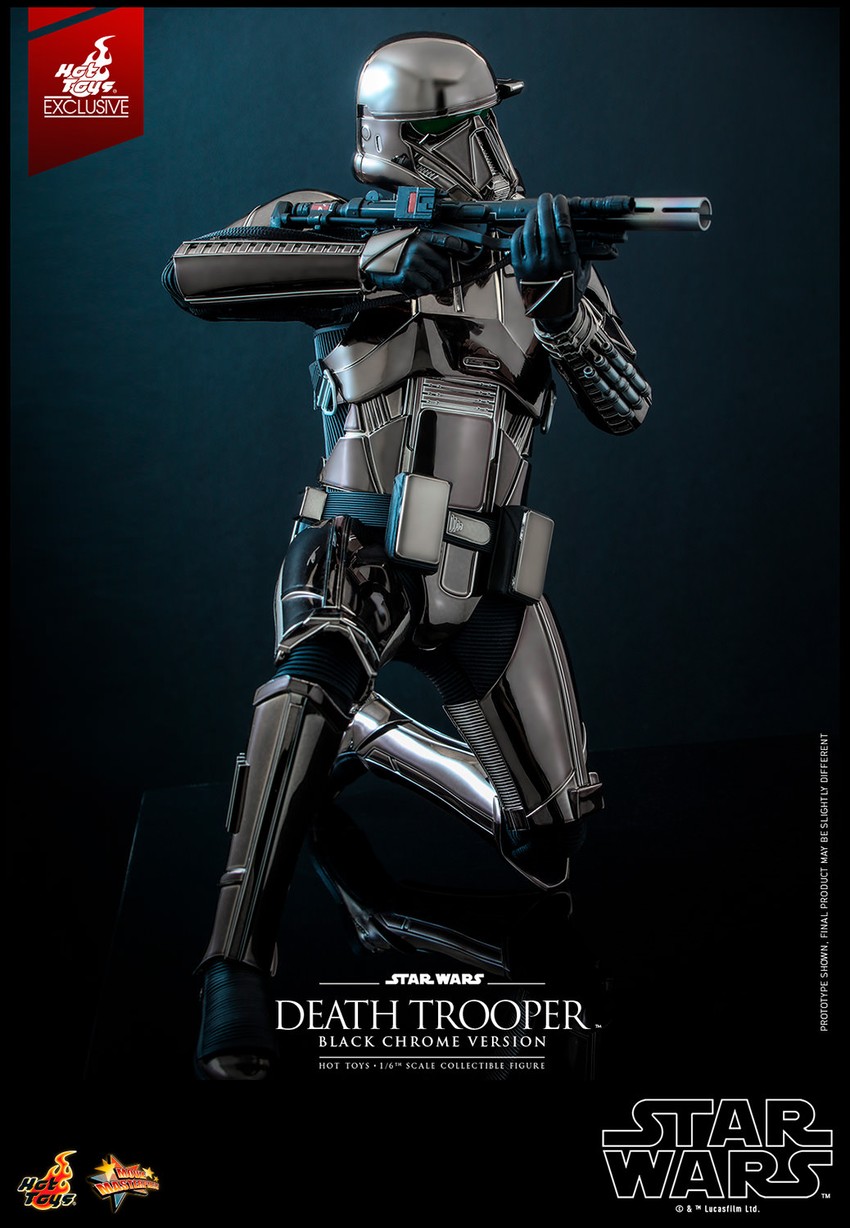 Death Trooper (Black Chrome Version) Sixth Scale Figure by Hot
