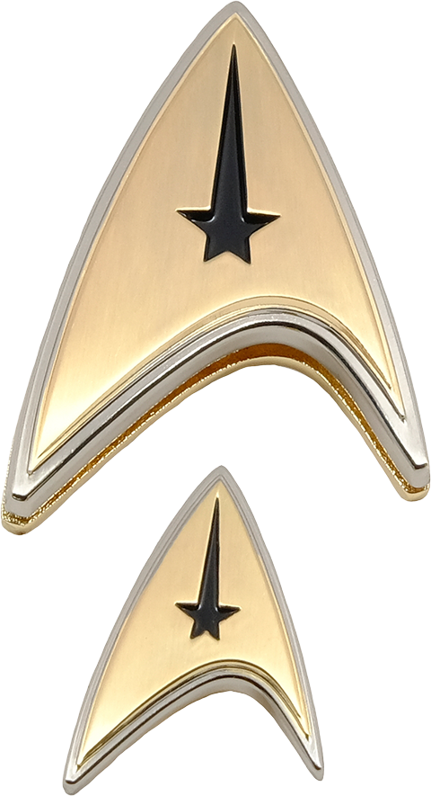 Enterprise Command Badge and Pin Set- Prototype Shown View 4