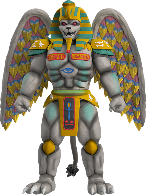 Mighty Morphin Power Rangers King Sphinx Action Figure - Prototype Shown View 6