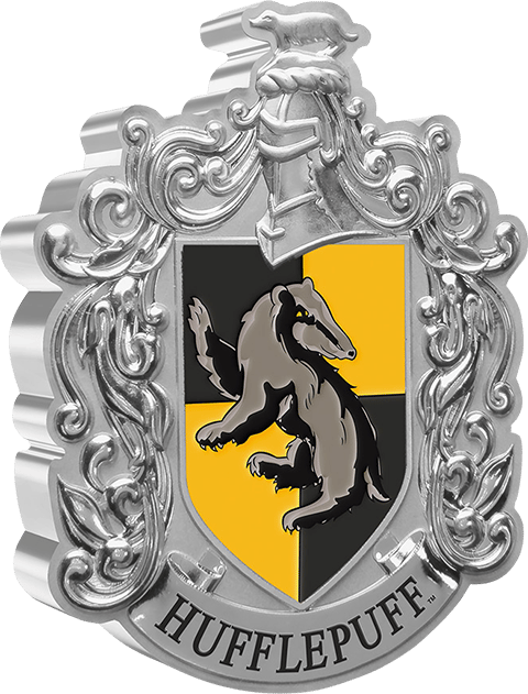 Harry Potter Hufflepuff House Banner 1oz Silver Coin Silver Collectible  View 6