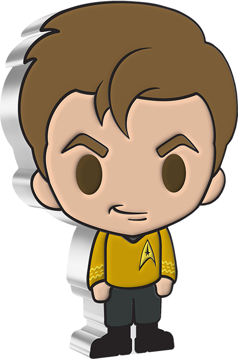 Captain James T. Kirk 1oz Silver Coin- Prototype Shown