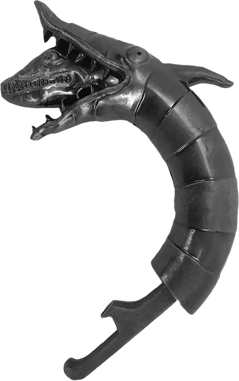 Beetlejuice Beetlejuice Sandworm Metal Bottle Opener Miscellaneous Collectibles - Prototype Shown View 5