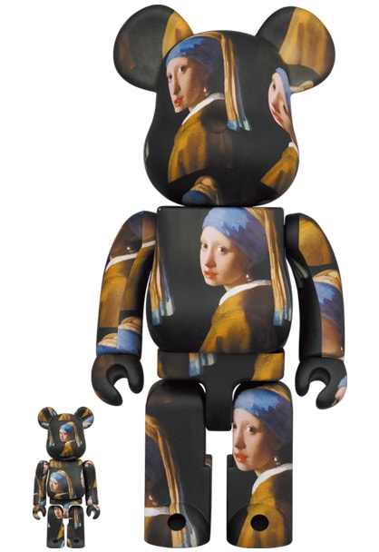 Be@rbrick Johannes Vermeer (Girl with a Pearl Earring) 100% and 400% set- Prototype Shown