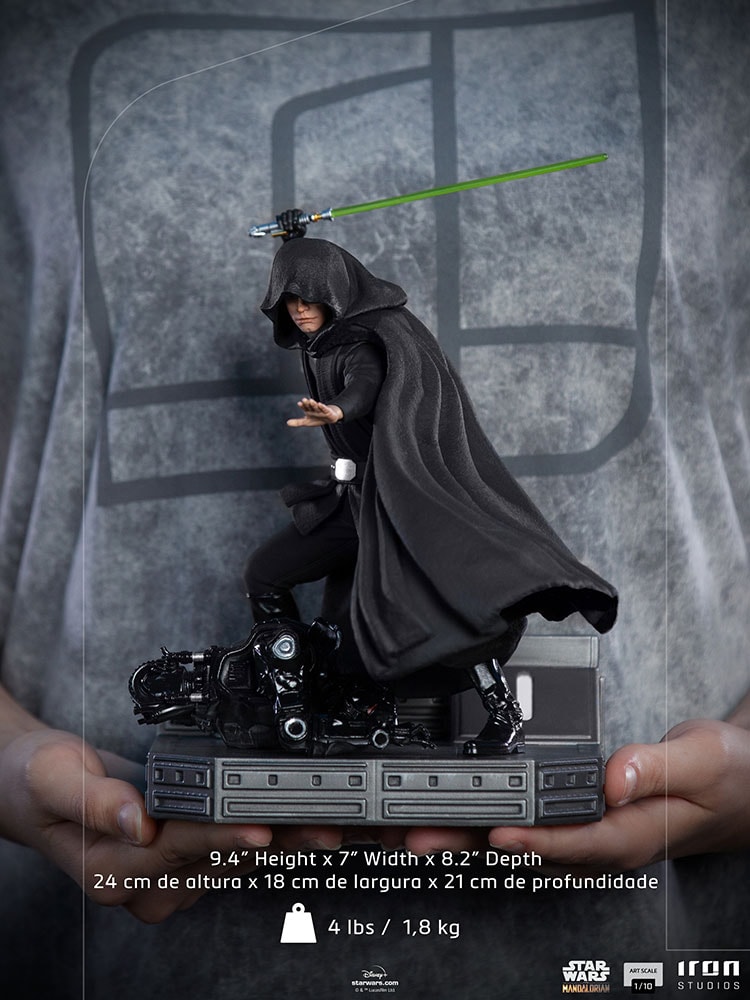 Star Wars Luke Skywalker (Combat Version) 1:10 Scale Statue - Prototype Shown View 5