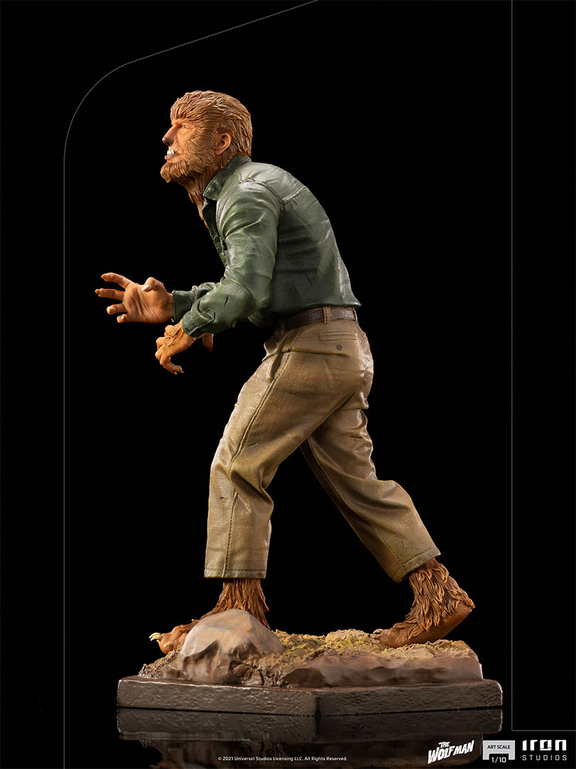 Wolf Man 1:10 Art Scale Statue by Iron Studios | Sideshow Collectibles