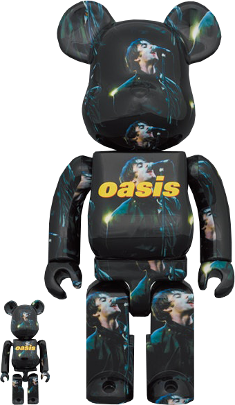 Be@rbrick Oasis Knebworth 1996 (Liam Gallagher) 100% & 400%- Prototype Shown