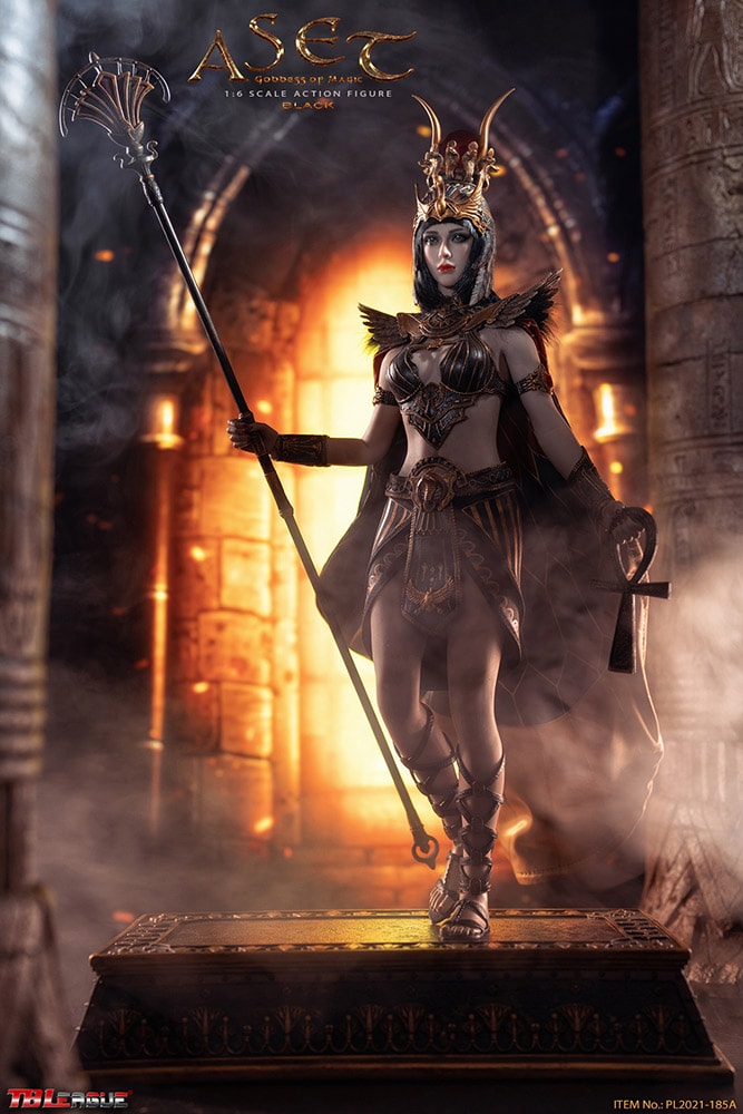 Aset Goddess of Magic (Black) Sixth Scale Figure - Prototype Shown View 2