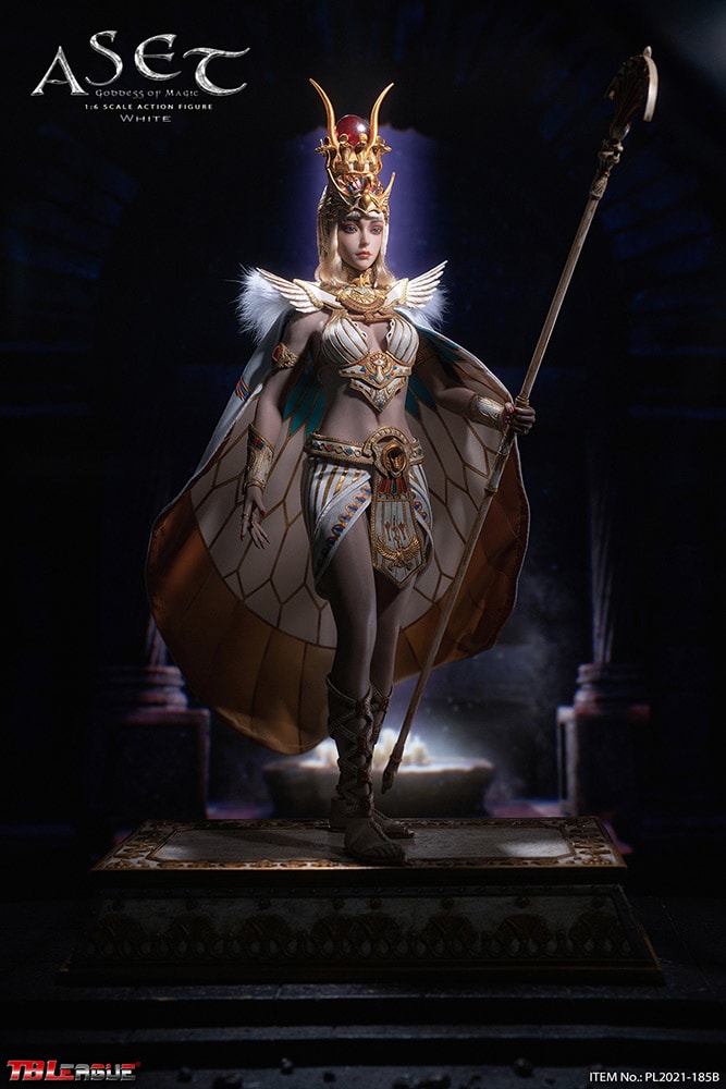 Aset Goddess of Magic (White) Sixth Scale Figure - Prototype Shown View 5
