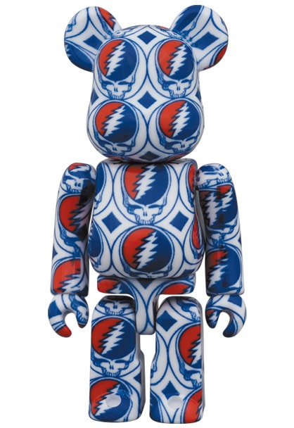 Be@rbrick Grateful Dead (Steal Your Face) 100％ and 400％ Set- Prototype Shown