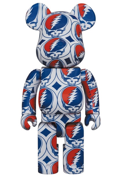 Be@rbrick Grateful Dead (Steal Your Face) 100％ and 400％ Set- Prototype Shown