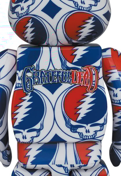 Be@rbrick Grateful Dead (Steal Your Face) 100％ and 400％ Set- Prototype Shown