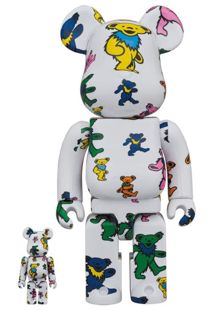 Be@rbrick Grateful Dead (Dancing Bear) 100％ and 400％ Set- Prototype Shown View 1