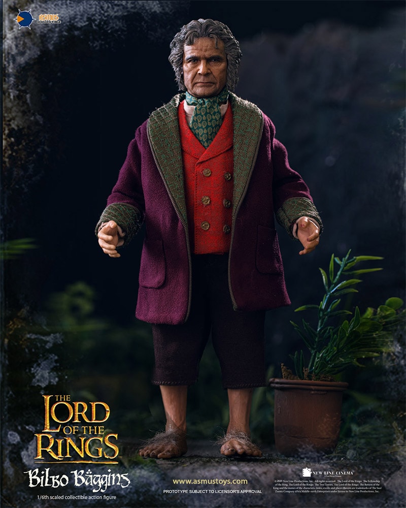 The Lord of the Rings Bilbo Baggins Sixth Scale Figure - Prototype Shown View 6