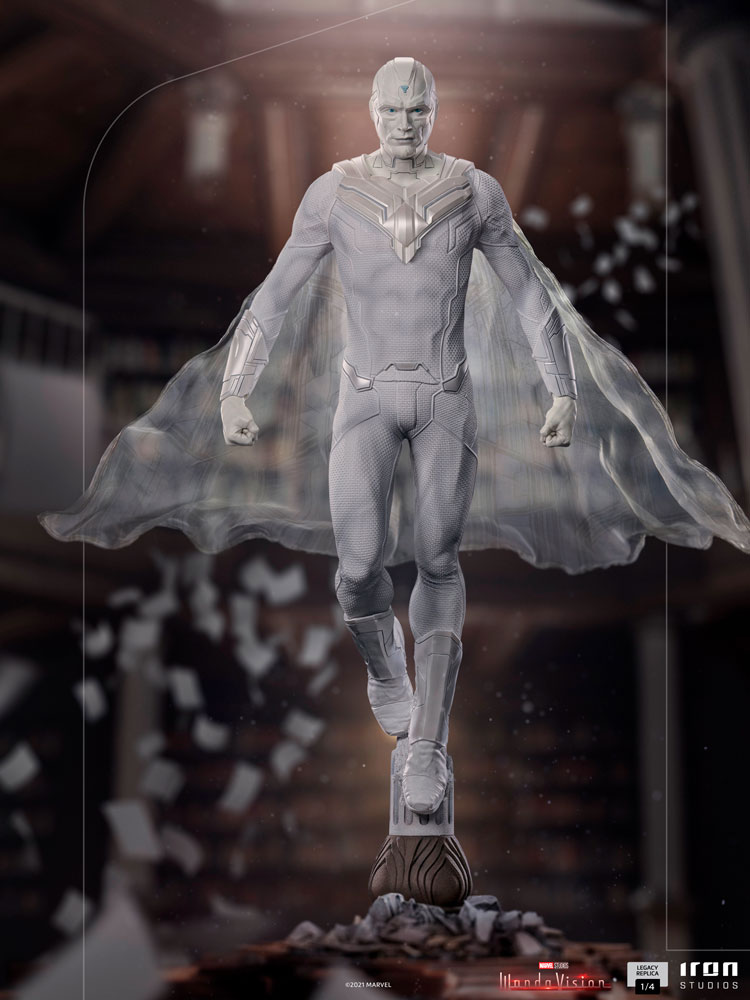 Marvel White Vision Statues - Prototype Shown View 2