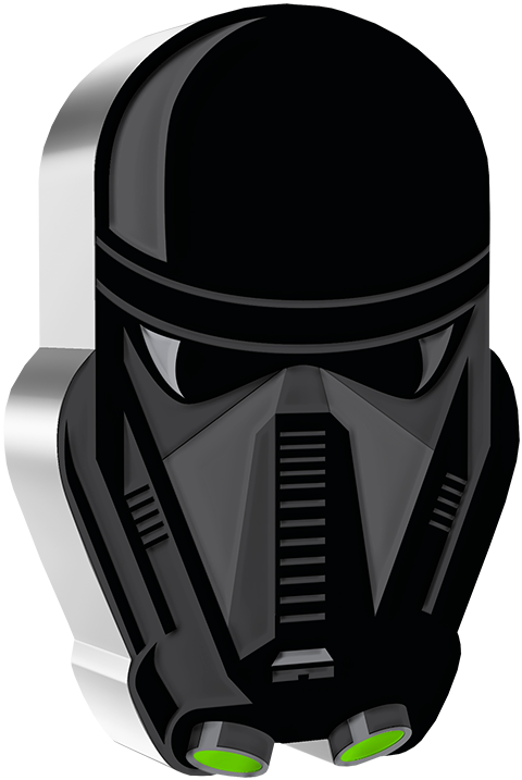 Star Wars Death Trooper 1oz Silver Coin Silver Collectible - Prototype Shown View 6