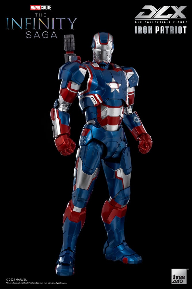 Marvel Iron Patriot Collectible Figure - Prototype Shown View 3
