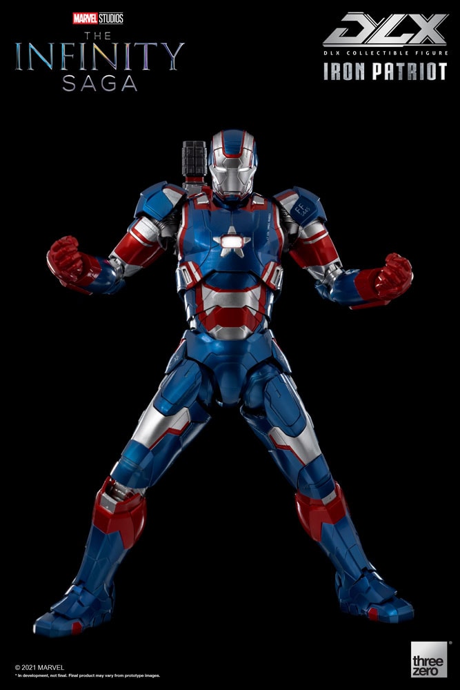 Marvel Iron Patriot Collectible Figure - Prototype Shown View 4