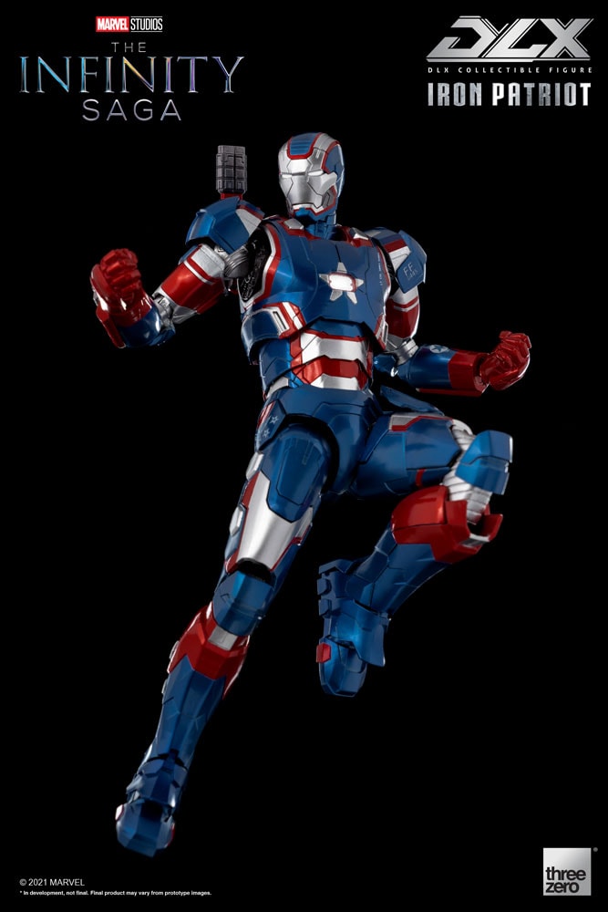 Marvel Iron Patriot Collectible Figure - Prototype Shown View 6