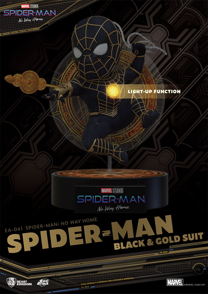 Spider-Man (Black & Gold Suit)- Prototype Shown View 3