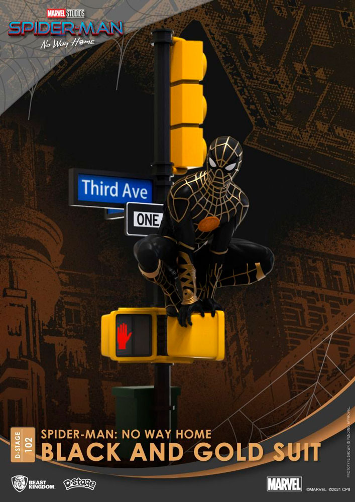 Spider-Man (Black & Gold Suit) D-Stage- Prototype Shown