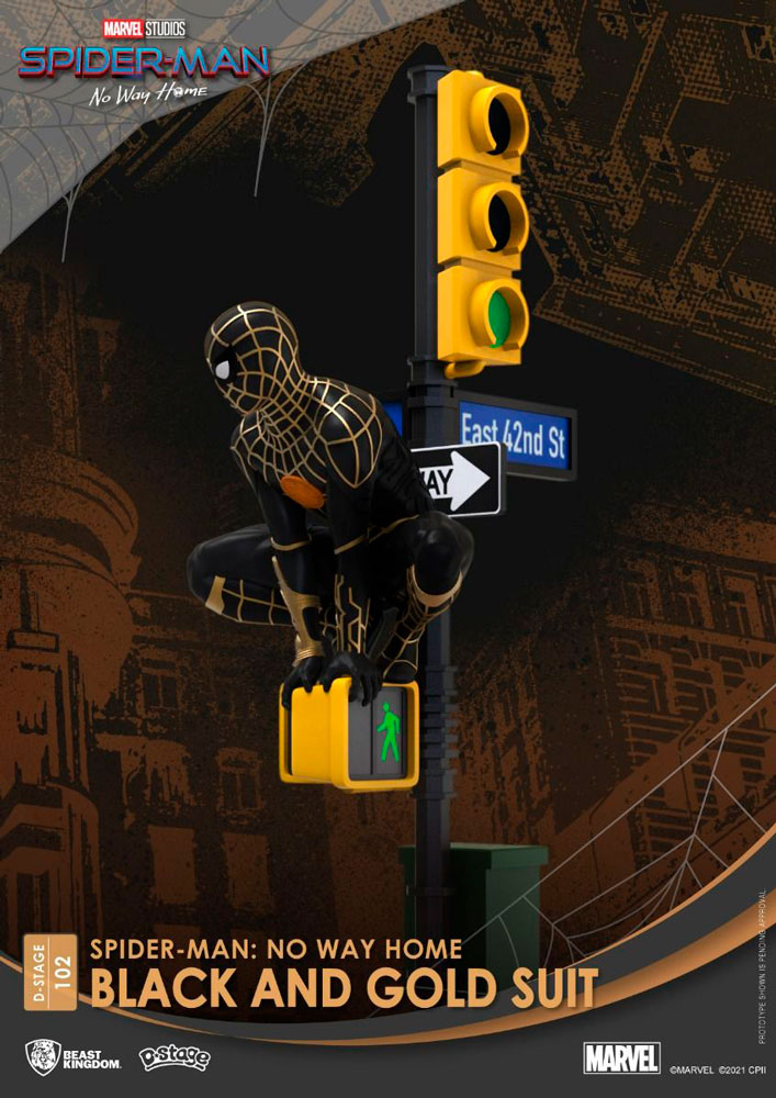 Spider-Man (Black & Gold Suit) D-Stage- Prototype Shown